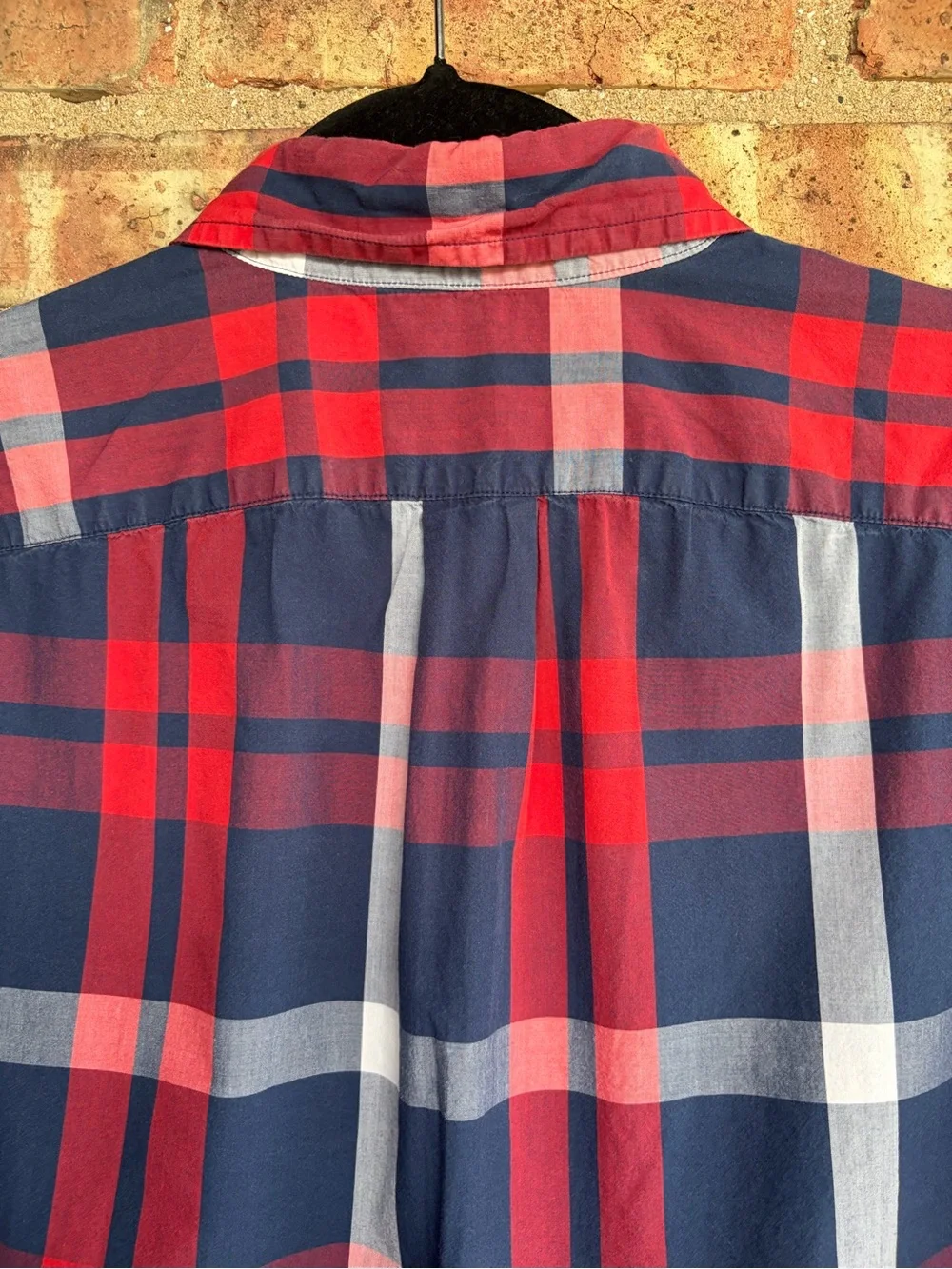 J. Crew Lightweight Short Sleeve Plaid Shirt